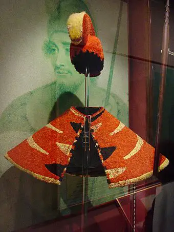 Description: Резултат с изображение за „iwii bird feather cloaks ʻahuʻula)“"